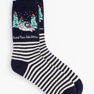 NWT Talbots Winter Wonderland Trouser Socks for women